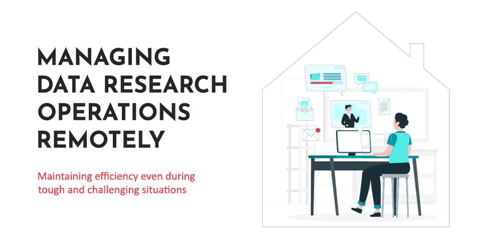 Can data research be conducted effectively during a work-from-home scenario?