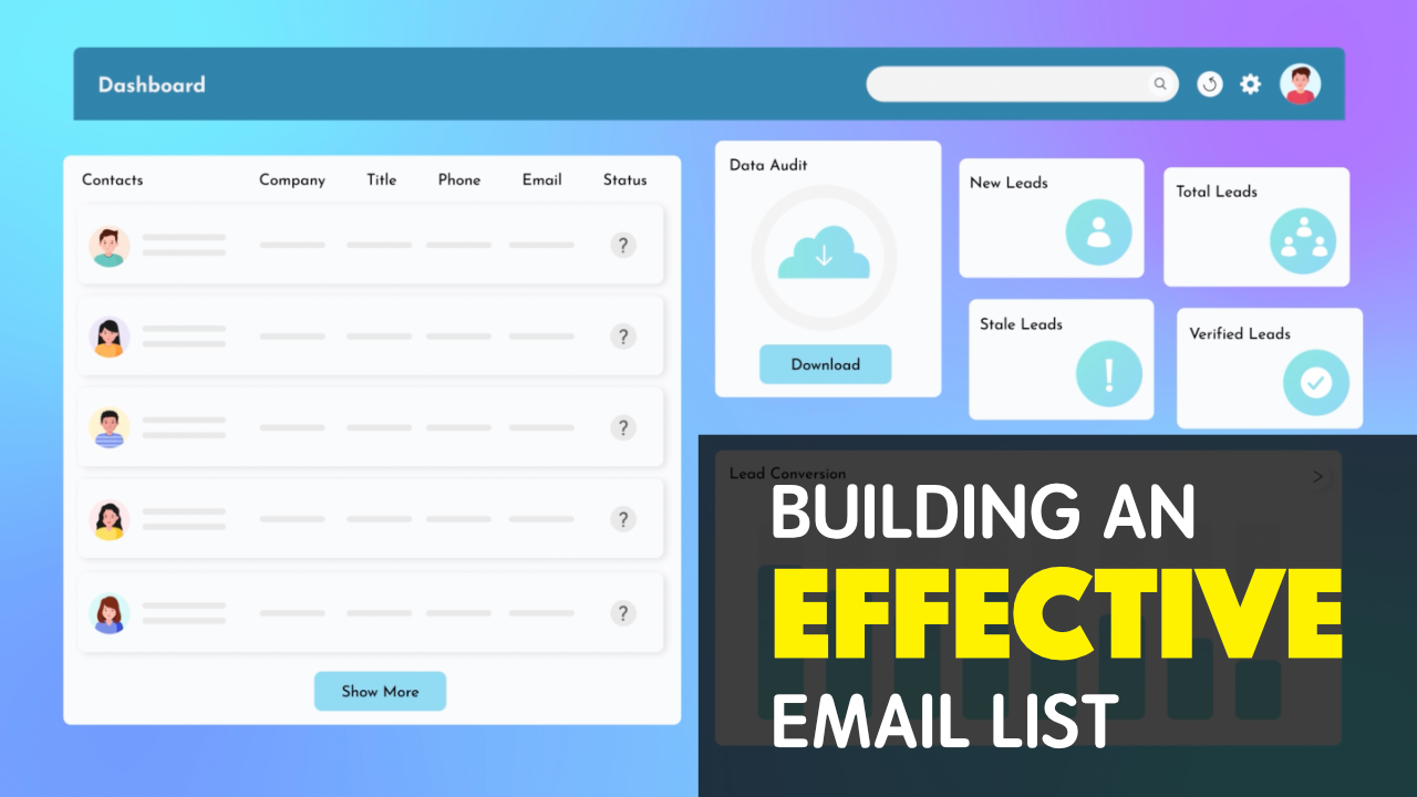 Steps to Build a Highly Effective Email List